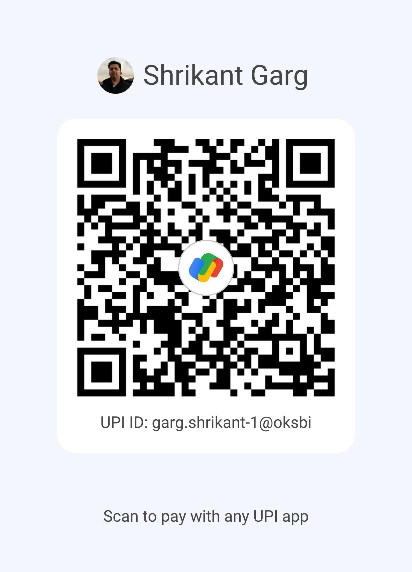Beanies Plus Google Pay UPI QR code