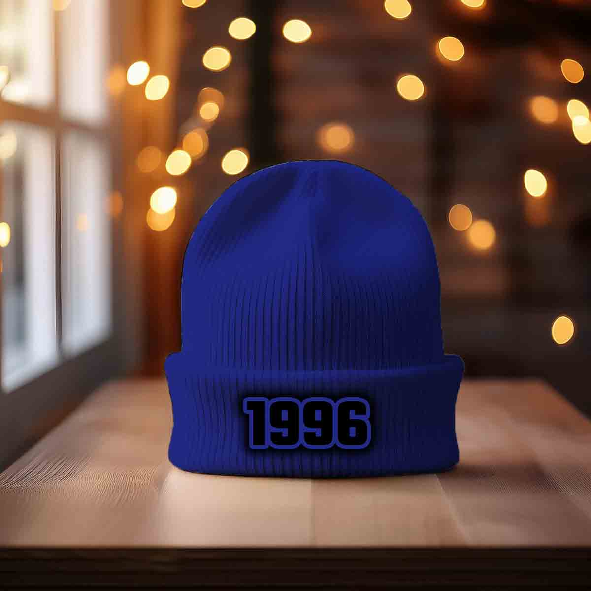 Beanies Plus 1996 Year Cuffed Beanie (Royal)