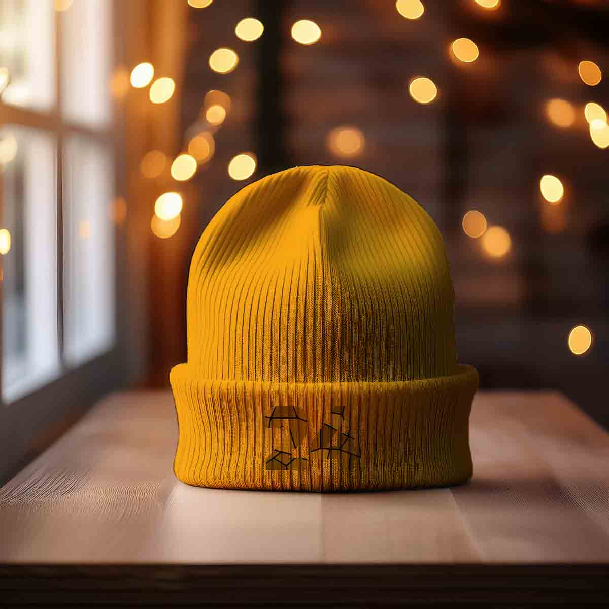 Beanies Plus 24 Number Cuffed Beanie (Gold)